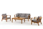 Bianca Garden Sofa Set Wide Angle