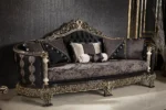 Black Monaco Living Room Exclusive Sofa