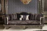 Black Monaco Living Room Sofa Detail