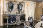 Blue Cavalli Dining Room Mirrored Console