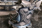 Blue Cavalli Living Room Chair Back View