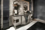 Crystalline Dining Room Mirrored Console