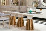 Doren Dining Room Table Detail