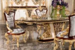 Gold Cavalli Dining Room Chair