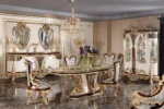 Gold Cavalli Dining Room Wide Angle