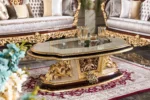 Gold Cavalli Living Room Coffee Table