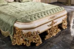 Gold Elnor Bedroom Bed Detail