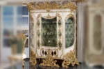 Gold Elnor Dining Room Cabinet