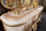 Gold Elnor Dining Room Console Detail