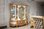 Gold Hanzade Dining Room Cabinet