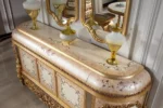 Gold Hanzade Dining Room Console Detail