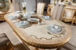 Gold Hanzade Dining Room Table