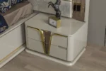 Golden Bedroom Nightstand