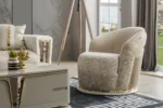 Golden Living Room Chair