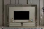 Golden Living Room TV Stand