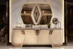 Motto Dining Room Mirrored Console