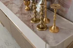 Osmera Dining Room Mirrored Console Detail