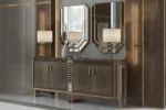 Zegna Dining Room Mirrored Console